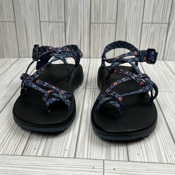 CHACO Z Cloud X Comfort Women’s Sandals Southwest Aztec Blue Size 8 - Picture 2 of 8